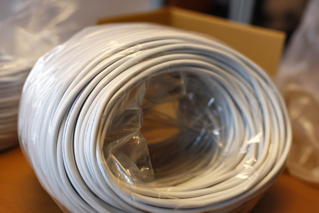 Elkabel som används för installationer hemma.